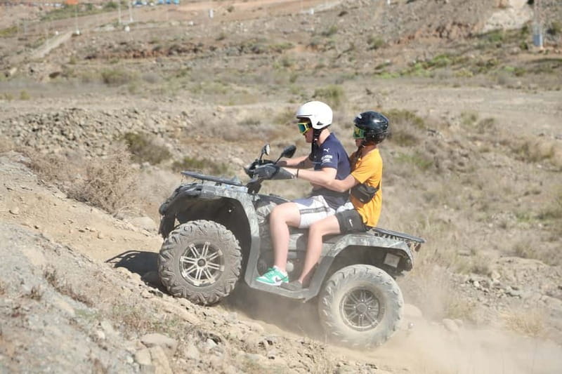 GRAN CANARIA: QUAD TOUR - AFTERNOON SUNSET TOUR 1HR 45 MIN - Maspalomas to Fataga and Ayagaures: where the fun actually happens