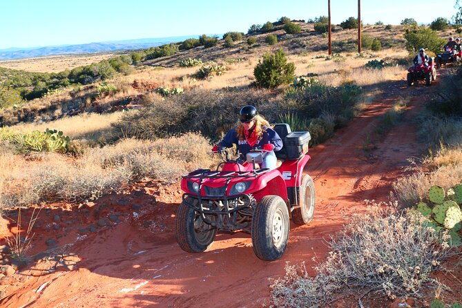 Guided ATV Tour of Western Sedona - Skeleton Bone Mountain: the big 800-foot payoff
