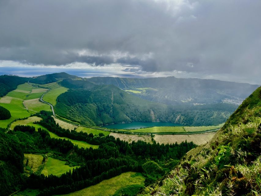 Guided Buggy & Quad Adventure - Sete Cidades Volcanic Crater - Vista do Rei, Hotel das Sete Cidades, and Lagoa Verde views