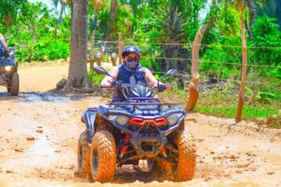 Guided Tour in Four Wheels (ATV) by Macao Beach, Taíno Cave and Typical House - Macao Beach stop: 10 minutes for swim, photos, and real Caribbean water time