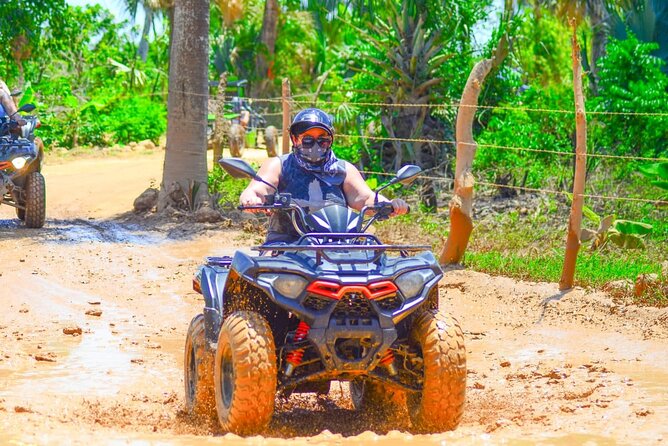 Guided Tour in Four Wheels (ATV) by Macao Beach, Taíno Cave and Typical House - Macao Beach stop: 10 minutes for swim, photos, and real Caribbean water time