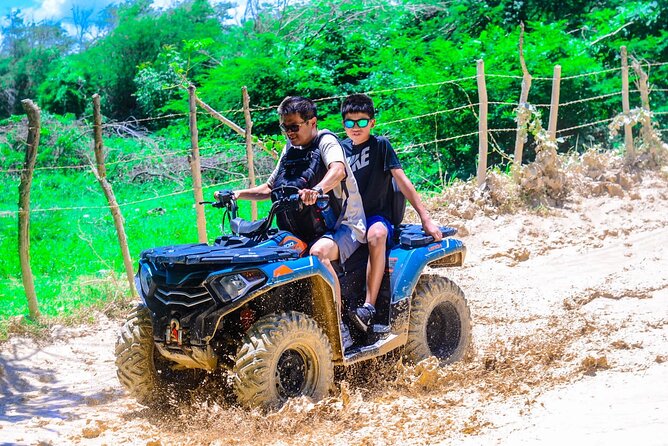 Half Day ATV tours with coffee & chocolate tasting - ATV pickup and the dusty start from Punta Cana