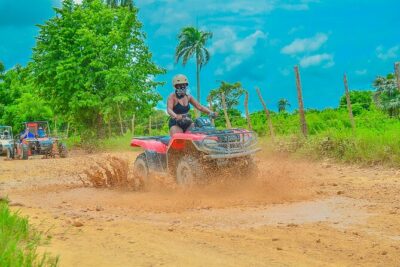 Half-day buggy OR ATV tour to Water Cave and Macao Beach - The organic farm stop: coffee, cacao, tea, mamajuana, and cigars