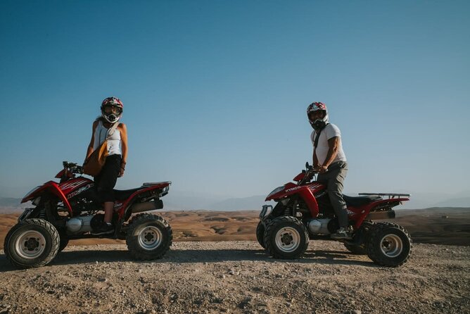 Half day in Agafay desert with Camel ride, Quad biking and dinner nomad tent - Hotel pickup, air-conditioned comfort, and a driver who actually runs the day