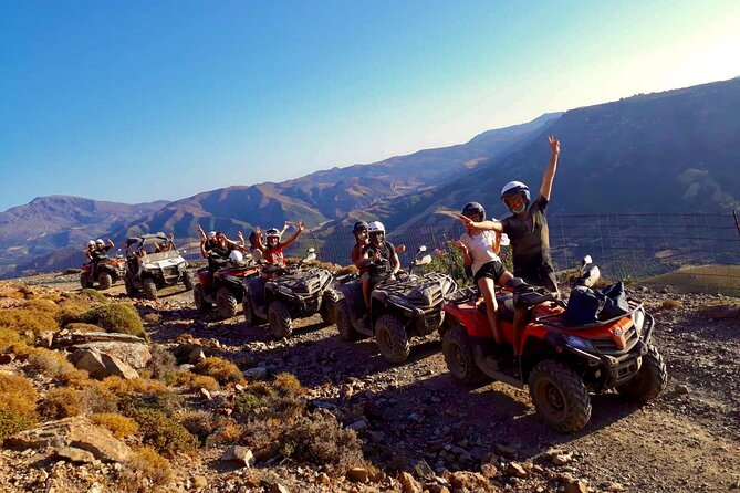 Half-Day Rethymno Quad Safari - Prassano Gorge: fast photos, big views, and watch the skies