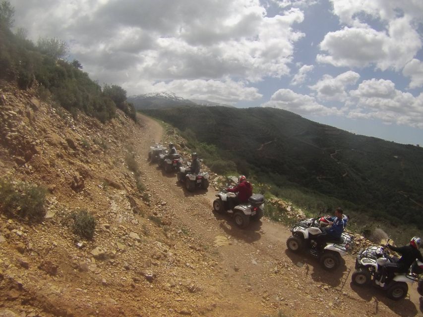 Hersonissos: ATV Quad Bike Safari in the Mountains of Crete - Lasithi plateau and the riverbed route to Potamies