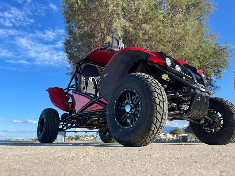 Hersonissos: Buggy Adventure Tour - Panorama Stop and Saint John Church at 650 m