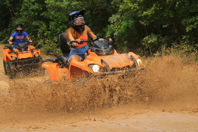 Hidden Cenote Swim & ATV Jungle Adventure with Transportation - 4x4 Can-Am Outlander route: fun, bumpy, and not for total beginners