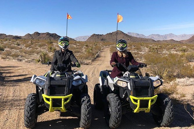 Hidden Valley and Primm ATV Tour from Las Vegas - Primm area trails: dirt tracks, rocky paths, and an overlook moment