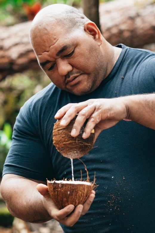 Holualoa: Polynesian Culture ATV Tour - Samoa Stop: Coconut Demonstration and Coconut Water Taste