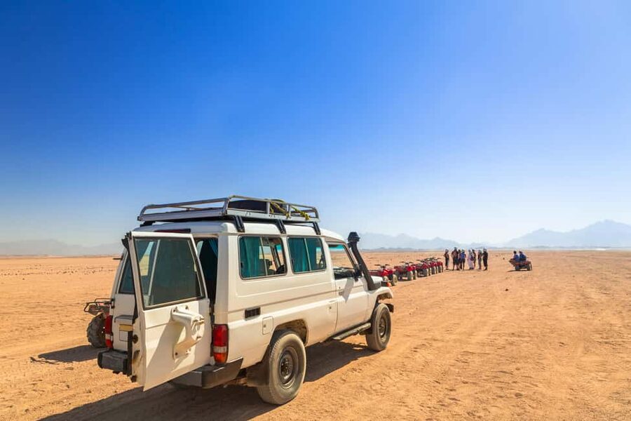 Hurghada: ATV Quad, Jeep and Buggy Safari with BBQ Dinner - Air-Conditioned Jeep Safari: Comfort First, Then Dust