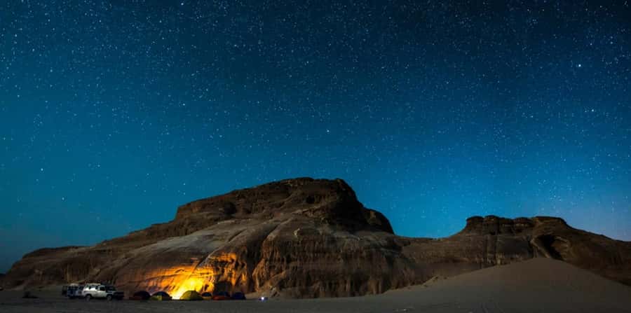 Hurghada: ATV Tour with Camel Ride, Dinner Show & Stargazing - How pickup and the desert base set the mood