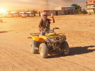 Hurghada: Desert Quad Bike Camel Ride with Optional GoPro - Two Hours of Quad Riding: Sea Views, Dunes, and Photo Stops