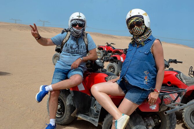 Hurghada Desert Safari on Quad Bikes With Camel for 3 Hours - Quad bike thrills and real Bedouin tea in one outing