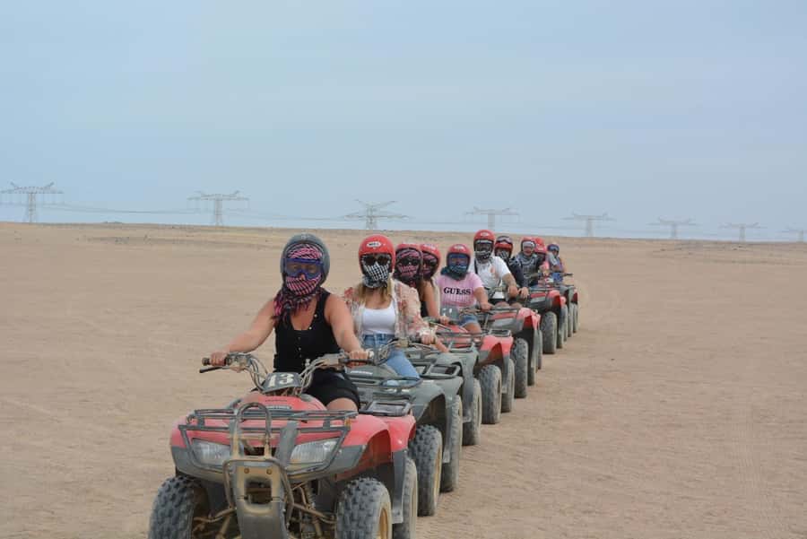 Hurghada: Quad and Buggy Safari with Dinner and Show - Small Extras to Budget For: Fees, Scarf, and Goggles