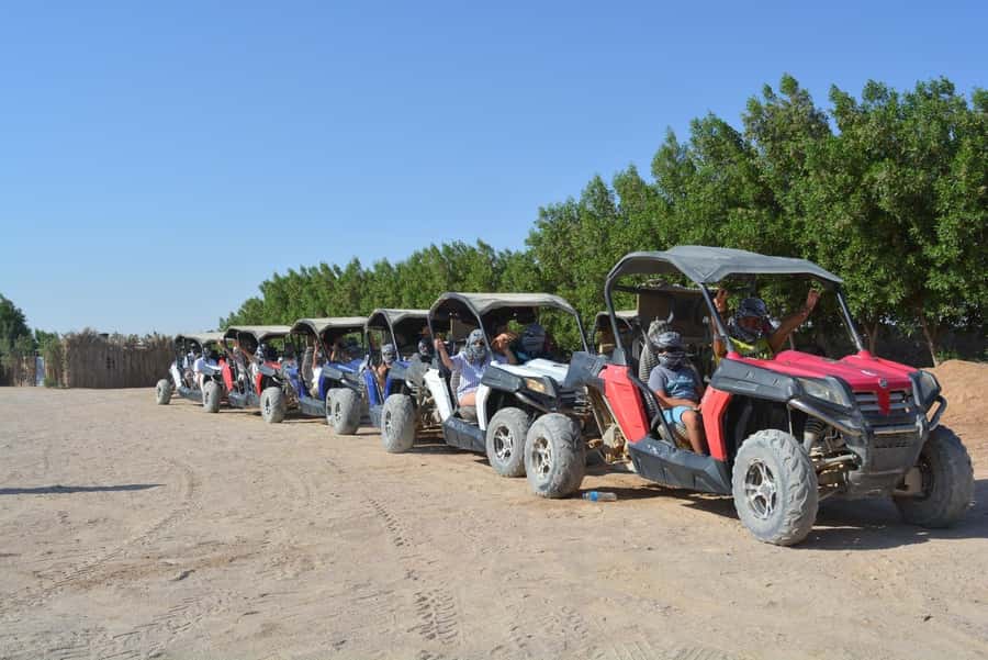 Hurghada: Quad Bike, Buggy, Jeep Safari, Camel Ride & Dinner - Jeep Off-Road to a Bedouin Village: The Long, Scenic Stretch