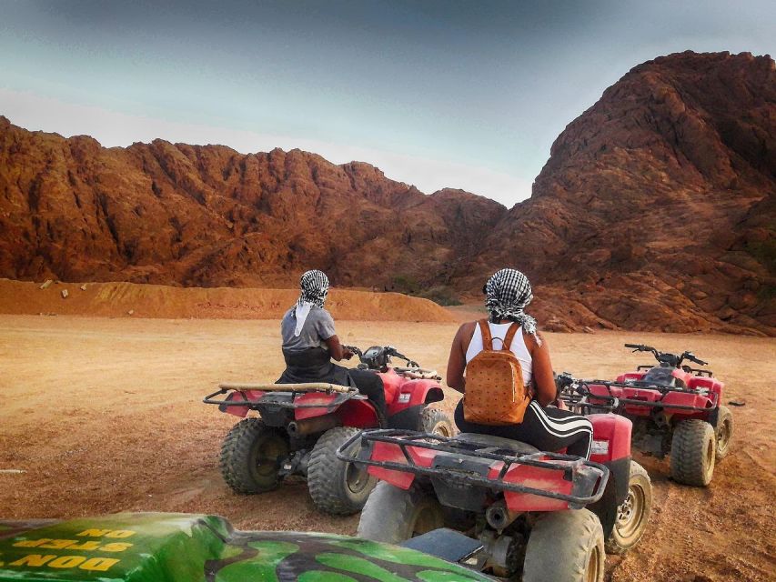 Hurghada: Quad Bike, Sea, Camel, Safari, Stargazing & Dinner - Bedouin dinner and dance show: desert food with a showy finish