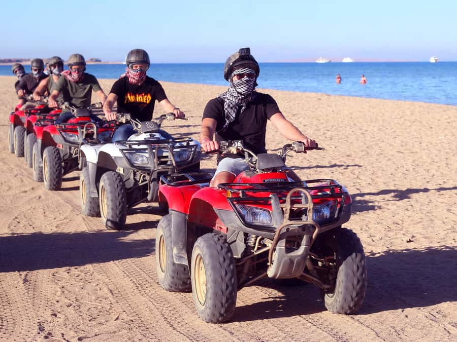 Hurghada: Quad Bike Tour of the Desert and Red Sea - Camel Ride Moment: Included Mini Ride and Optional Longer Time