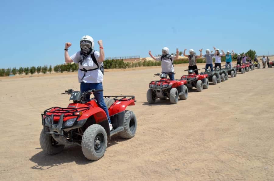 Hurghada: Red Sea Desert Quad Biking Tour & Sand Mountain - Guides and safety: how the tour keeps the ride fun