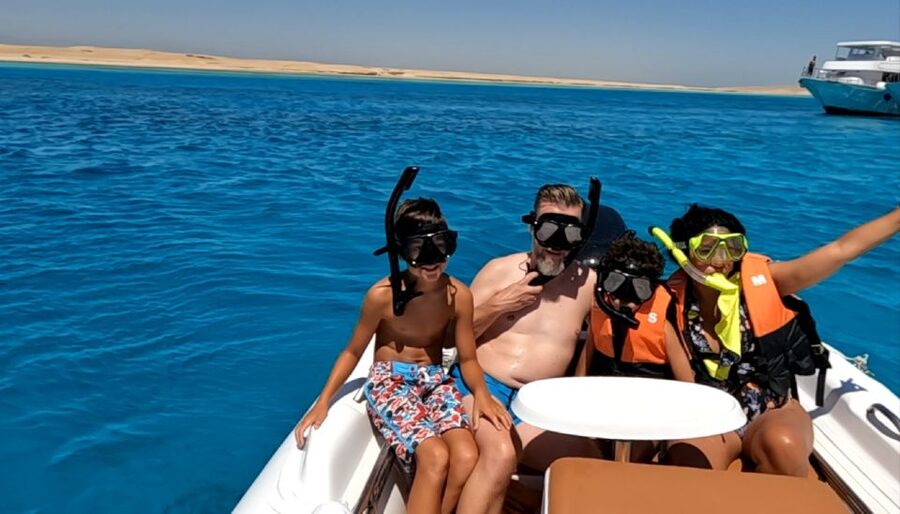 Hurghada: Safari ATV Quad & Speedboat to Orange bay island - Snorkeling at Giftun Island National Park: Two Stops, Two Chances