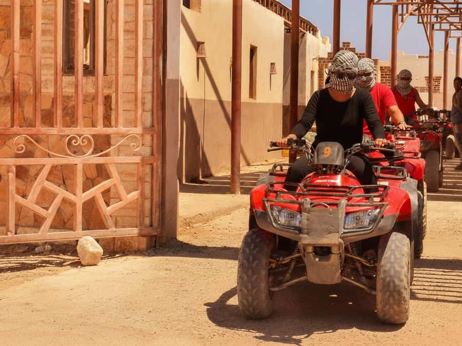 Hurghada: Sunset Quad Bike, Camel w/ Opt Stargazing and BBQ - Sunset Quad Biking in Hurghada: the timing that makes it worth it