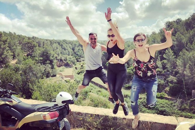 Ibiza: Quad Excursion - Stop 1: Sant Josep de sa Talaia for villages, cliffs, and a swim chance