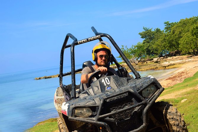 Jamwest ATV Tour to Salmon Point from Negril - The trail to Salmon Point: sandy washes, rocky bits, mangroves