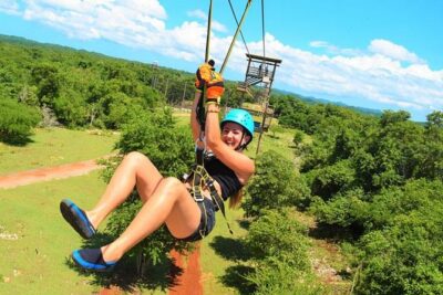 Jamwest: Zipline, Cultural Ride, and ATV Off-Road Adventure - The 60ft tower zipline: 2000ft of glide and a surprise landing