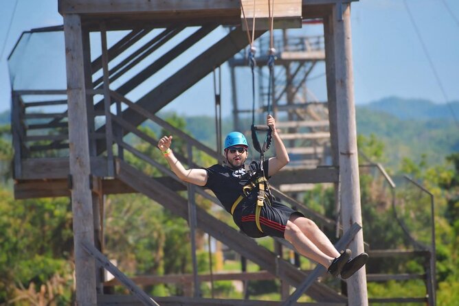 Jamwest: Zipline, Cultural Ride, and ATV Off-Road Adventure - Rock Safari through wetlands: crocodiles, iguanas, and spring-pond nature stops