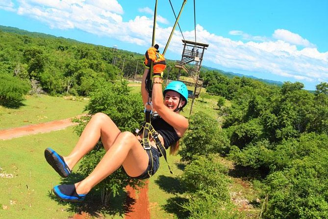 Jamwest: Zipline, Cultural Ride, and ATV Off-Road Adventure - The 60ft tower zipline: 2000ft of glide and a surprise landing
