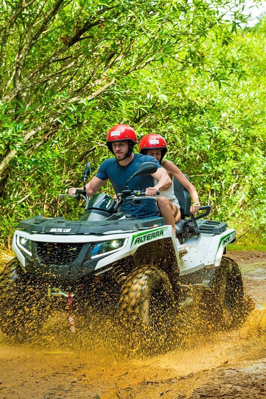Kemer: Quad Safari Experience - On the Trail: Rugged Terrain, Shallow Water, and Group Riding