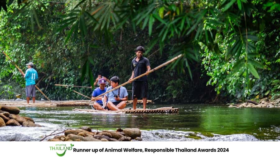 Khao Lak Multi-Adventure: Bamboo Rafting, ATV & Elephants - Bamboo rafting near Wang Kiang Koo: the calm break you’ll want to savor