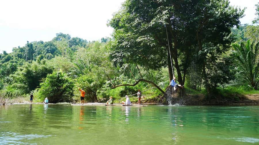 Khao Lak Multi-Adventure: Bamboo Rafting, ATV & Elephants - Elephant sanctuary time in Phang Nga: feeding, bathing, and what to watch for