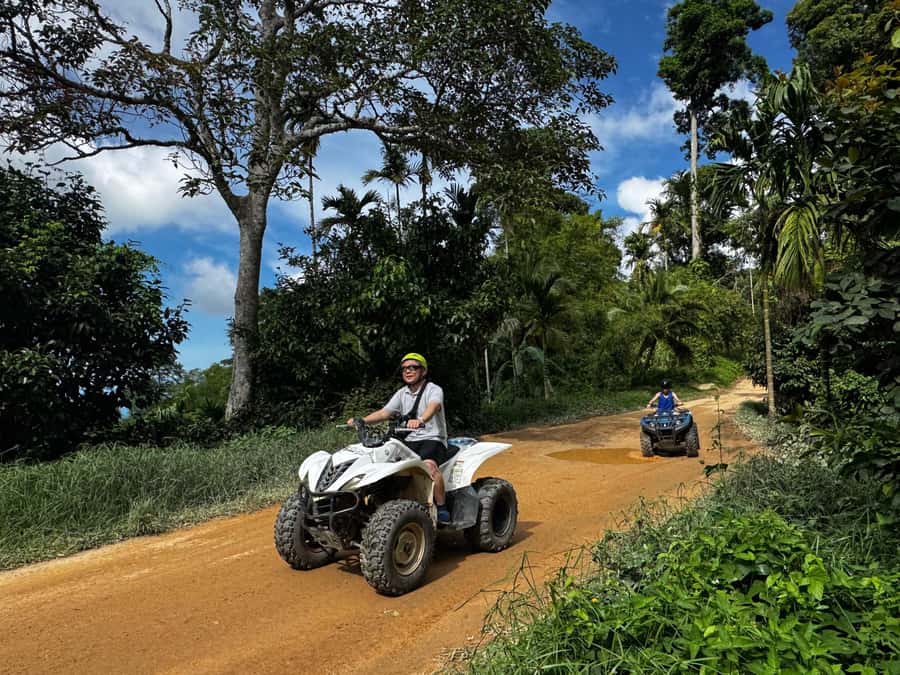 Ko Samui: X Quad Beginner Waterfall ATV Tour (1 Driver) - The secret waterfall stop: great photos, possible low water