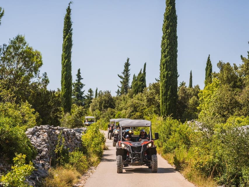 Korcula Buggy Safari With Wine Tasting - Lumbarda Break Time and Vela Przina Swim Stop