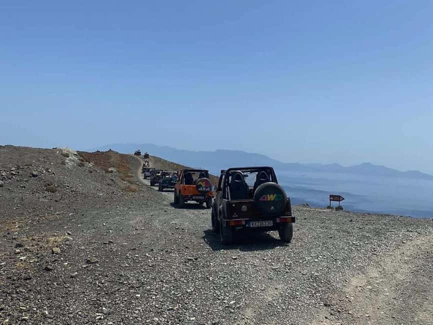 Kos: Guided Jeep or Quad Off-Road Tour with Drinks and Lunch - Choosing your ride at Moto Harley: Jeep passenger or quad driver