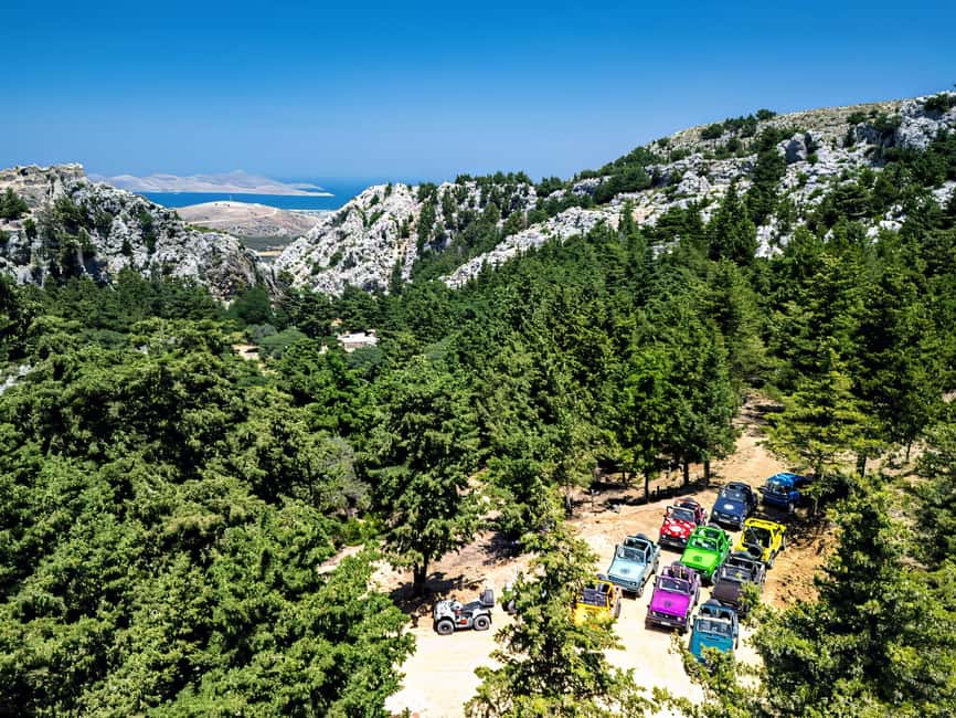 Kos: Guided Jeep or Quad Off-Road Tour with Drinks and Lunch - Café break in the mountains: coffee, croissant, and real time to breathe