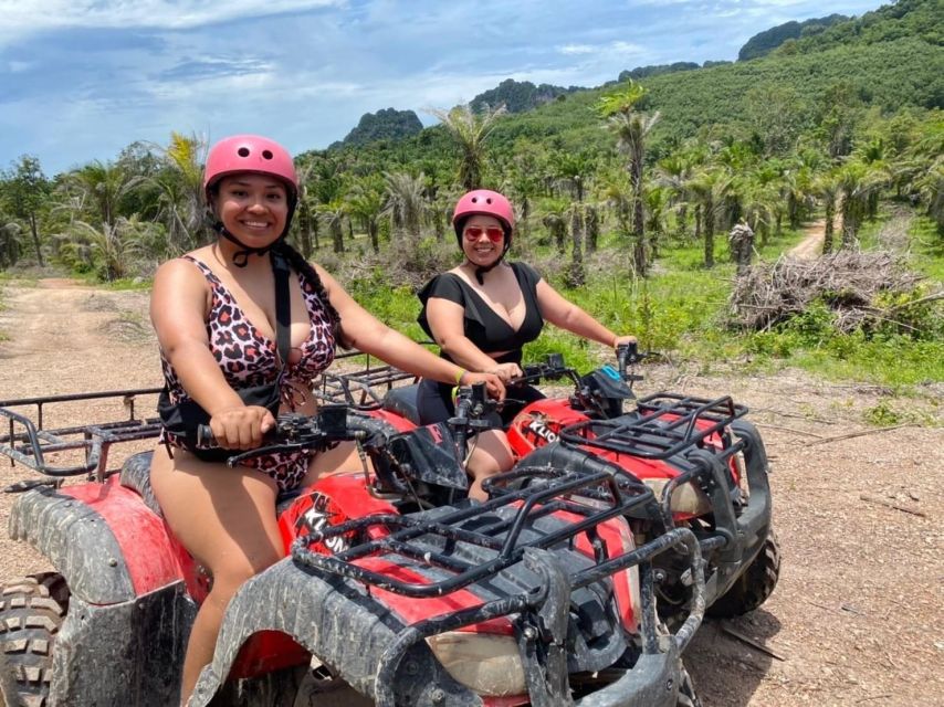 Krabi ATV adventure drive 30mins - Included Water, Seasonal Fruit, and English Audio
