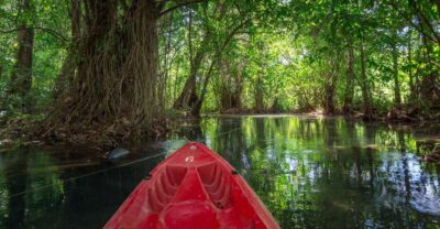 Krabi: Half-Day Blue Lagoon Kayaking at Klong Srakaew & ATV - ATV to Sa Kongsi: Forest Tracks, Stalactites, and Movie-Mountain Lore