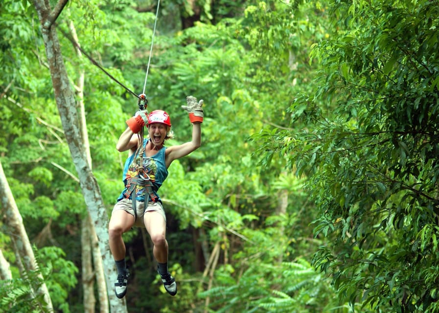Krabi: Zipline, ATV & Top Rope Climbing Experience - What Your Krabi Zipline Really Looks Like From 70 Meters Up