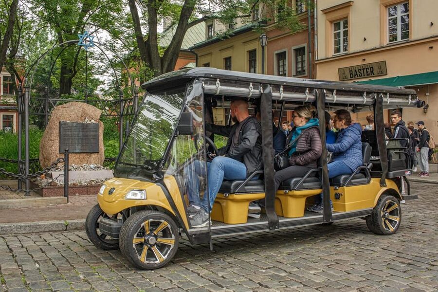 Krakow: Extended City Sightseeing Tour - Eco Buggy Golf Cart - Kazimierz by cart: how the Jewish Quarter story is paced