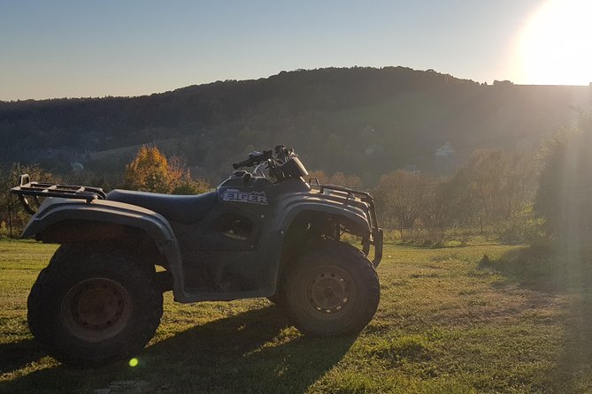 Krakow: Extreme Off-Road Quad Bike Tour with BBQ Lunch - Hotel pickup and the 4-hour format that fits real schedules
