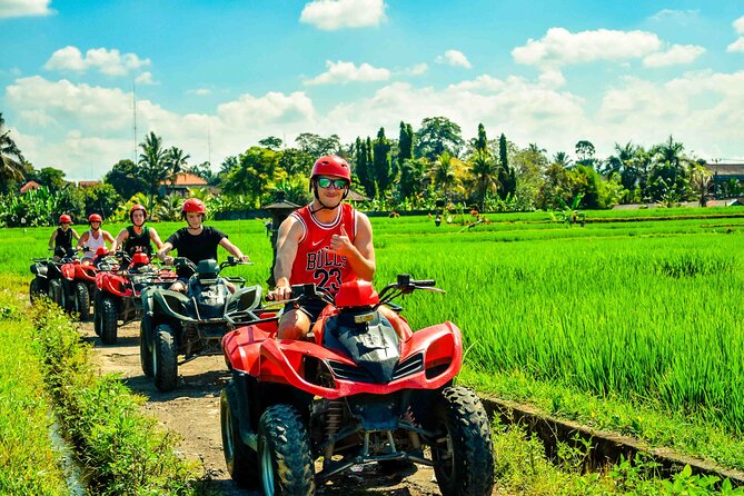KUBER ATV UBUD - Tunnel Waterfall Rice field Jungle w Private Car - ATV through Ubud countryside: the tunnel is the main event