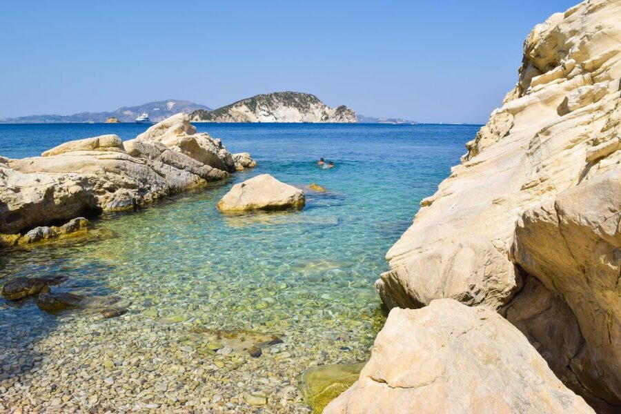 Laganas: Off-Road Buggy Adventure in Zakynthos with Lunch - First big moments: Marathias, Turtle Island photos, then into the forest
