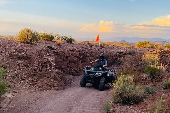 Las Vegas Desert ATV Experience - Safety brief first: helmets, goggles, and a training lap