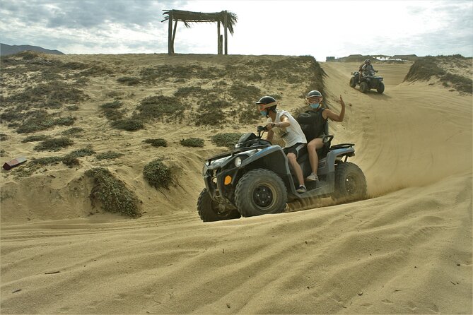 Los Cabos Beach & Desert Tour in Automatic ATV + Tequila Tasting - Safety, goggles, and riding gear that actually helps