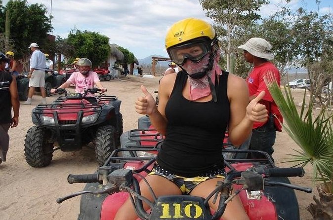 Los Cabos Single or Double ATV Beach and Desert Tour - The 3-hour flow: what happens from van to track