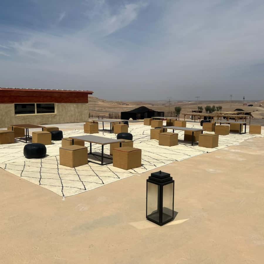 Luxury Agafay Desert : Quad , Camel Ride, Pool & Dinner Show - Pool time in the Agafay camp: luxury that isn’t just for show