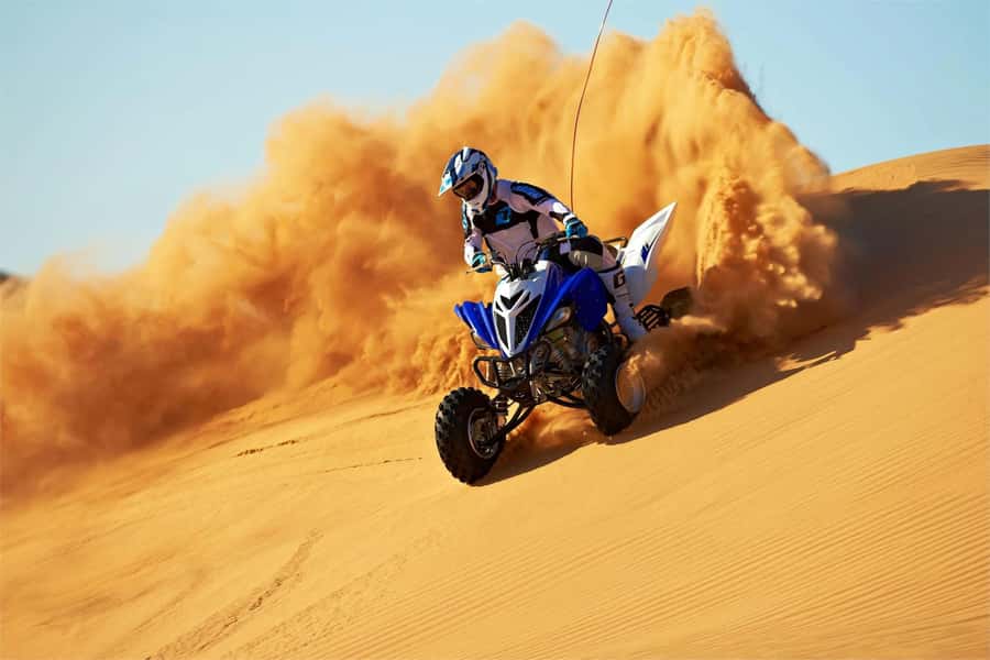 Luxury Dubai Desert Safari, BBQ, Camel Ride, Quad Bike, Show - Welcome coffee, dates, and the start of dinner
