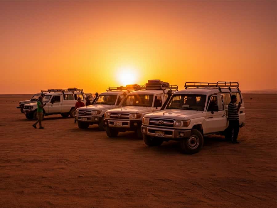 Makadi Bay: Mega Tour Jeep, ATV, Buggy, Camel, Dinner & Show - Makadi Bay desert energy in one 6-hour block